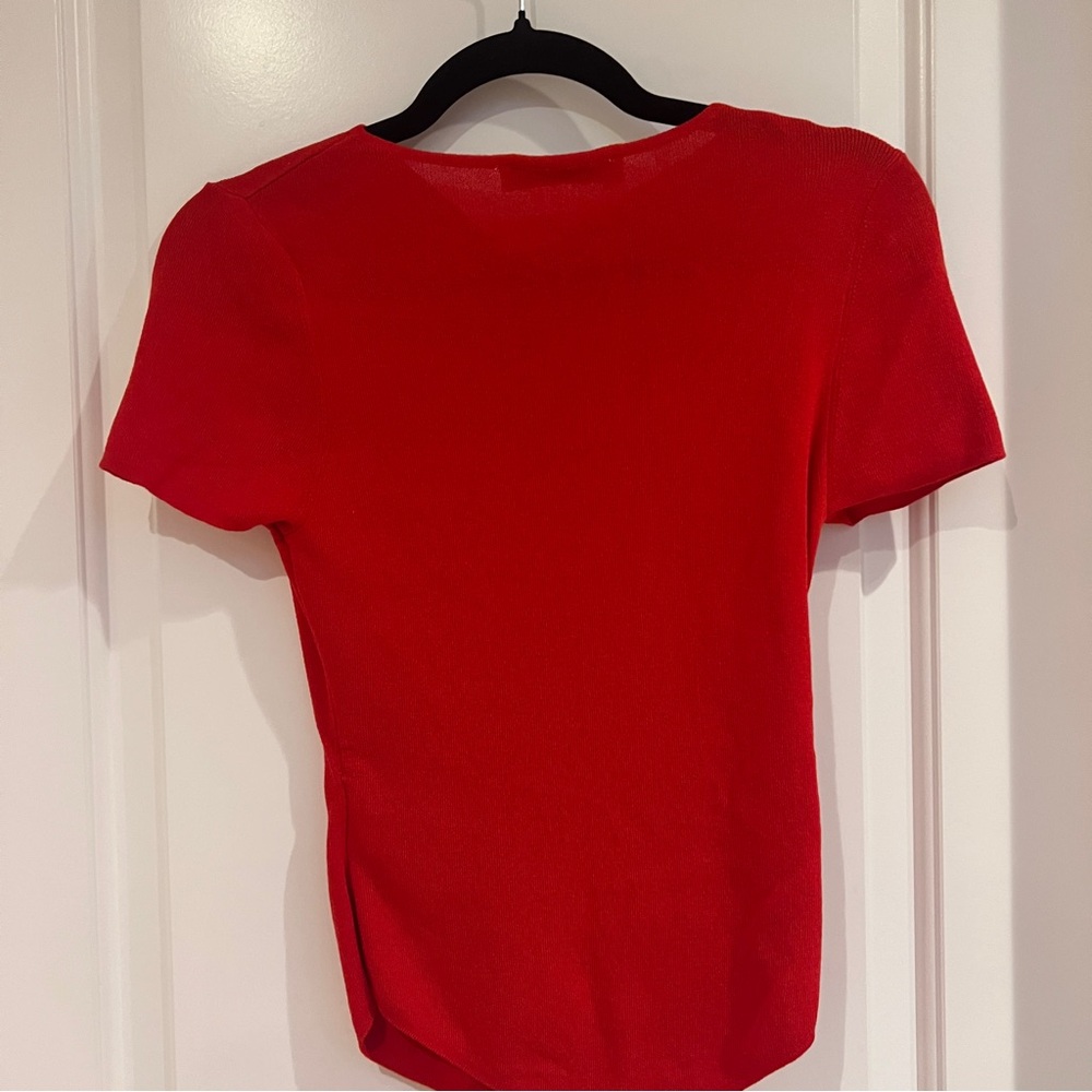 Zara Scarlet Ruffled Blouse - Picture 6 of 6